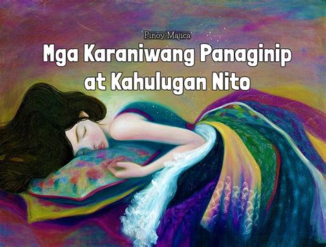 mga uri ng panaginip at kahulugan